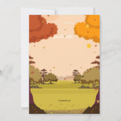 Uitnodigingen van de Indische zomerpartij (Achterkant)