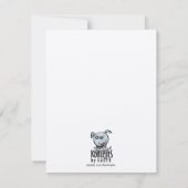 Uitnodigingen van de Kinder Cartoon Pumpkin Hallow (Achterkant)