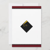 Uitnodigingen van de Maroon Graduation Party (Achterkant)