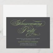 Uitnodigingen van de moderne partij voor de opwarm (Voorkant / Achterkant)