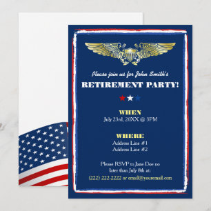 Uitnodigingen van de Naval Air Force Retirement Pa