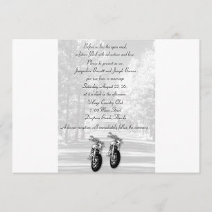 Uitnodigingen van de Open Road Motorcycle Wedding