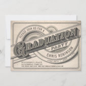 Uitnodigingen van de Opperste  Graduation Party Fo (Voorkant)