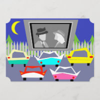 Uitnodigingen van de oude Hollywood Movie Party