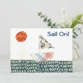 Uitnodigingen van de partij bij pensionering van S (Staand voorkant)