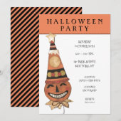 Uitnodigingen van de partij Halloween (Voorkant / Achterkant)