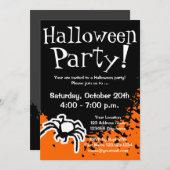 Uitnodigingen van de partij Halloween | Aangepaste (Voorkant / Achterkant)