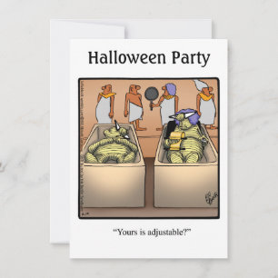 Uitnodigingen van de partij Halloween Humor voor H