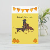 Uitnodigingen van de partij Halloween Uitnodiging  (Staand voorkant)