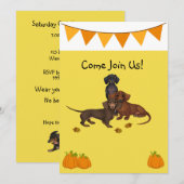 Uitnodigingen van de partij Halloween Uitnodiging  (Voorkant / Achterkant)