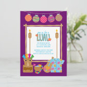 Uitnodigingen van de partij Hawaiian Luau (Staand voorkant)