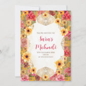 Uitnodigingen van de partij Henna (Voorkant)