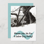 Uitnodigingen van de Partij van de Dag van de Lang (Voorkant / Achterkant)