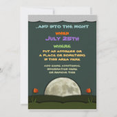 Uitnodigingen van de Partij van de Dagen van de na (Achterkant)