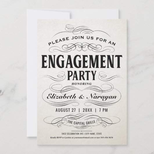 Uitnodigingen van de Partij van de Overeenkomst S (Voorkant)