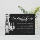 Uitnodigingen van de Partij van het Zwart-wit (Staand voorkant)