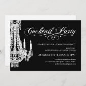 Uitnodigingen van de Partij van het Zwart-wit (Voorkant / Achterkant)