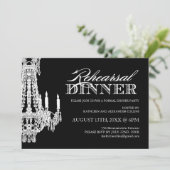 Uitnodigingen van de Partij van het Zwart-wit (Staand voorkant)