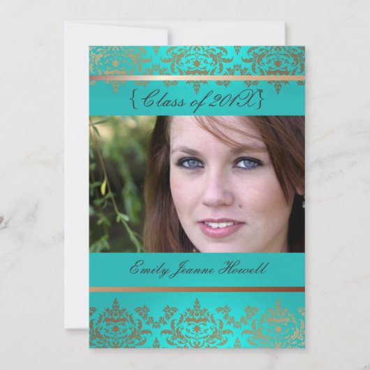 Uitnodigingen van de  partij voor schade/Afstudere (Voorkant)