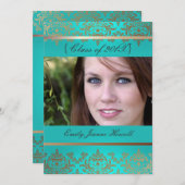 Uitnodigingen van de  partij voor schade/Afstudere (Voorkant / Achterkant)