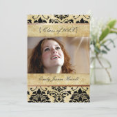 Uitnodigingen van de partij voor schade/Afstudere (Staand voorkant)