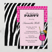 Uitnodigingen van de partijen Haute Invite - Bache (Voorkant / Achterkant)