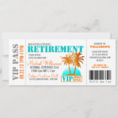 Uitnodigingen van de Pass Retirement Party (Voorkant)