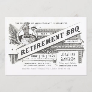 Uitnodigingen van de Pensioenpartij BBQ   Hoogste 