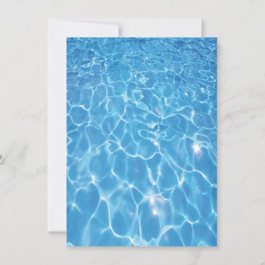 Uitnodigingen van de Pool- en BBQ-partij (Achterkant)