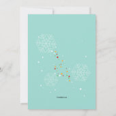 Uitnodigingen van de Reindeer Games Holiday Party (Achterkant)