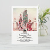 Uitnodigingen van de Romantische Kunstpartij (Staand voorkant)