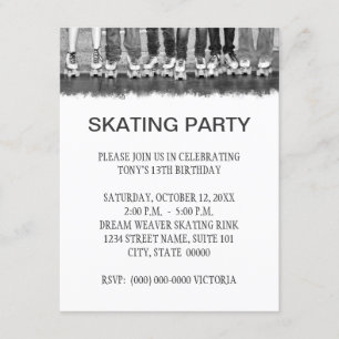 Uitnodigingen van de Skating Party