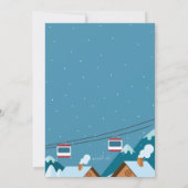 Uitnodigingen van de Ski Partij (Achterkant)