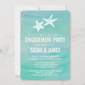 Uitnodigingen van de Starfish Aqua Engagement Part (Voorkant)