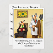 Uitnodigingen van de studiegroep Medische School (Voorkant / Achterkant)