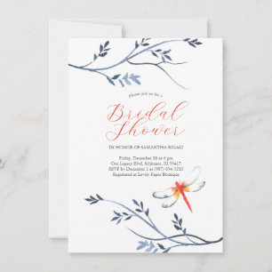 Uitnodigingen van de tuinpartij Bridal Shower