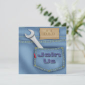 Uitnodigingen van de Vaderdag van hulpmiddelen (Staand voorkant)