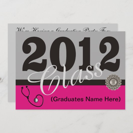 Uitnodigingen van de Verlossingspartij 2012 (Voorkant / Achterkant)