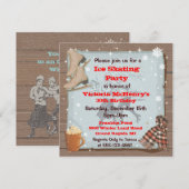 Uitnodigingen van de winterskatpartij (Voorkant / Achterkant)