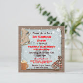 Uitnodigingen van de winterskatpartij (Staand voorkant)