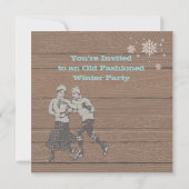 Uitnodigingen van de  winterskatpartij (Achterkant)