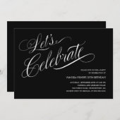 Uitnodigingen van de Zwarte en Witte Partij (Voorkant / Achterkant)