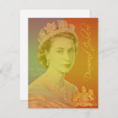 Uitnodigingen van Diamond Jubilee (Voorkant / Achterkant)