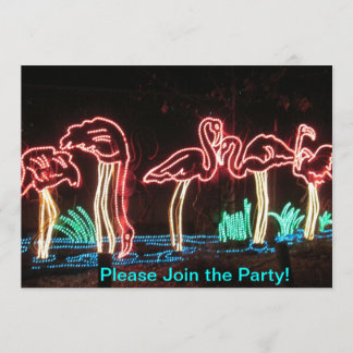 Uitnodigingen van Flamingos Party