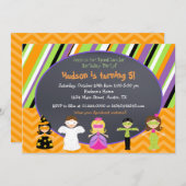 Uitnodigingen van Halloween Costume Party (Voorkant / Achterkant)