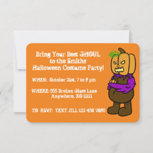 uitnodigingen van Halloween Costume Party