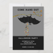 Uitnodigingen van Halloween-partijen (Voorkant)