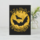 Uitnodigingen van Halloween-partijen (Staand voorkant)