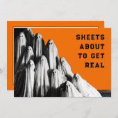 Uitnodigingen van Halloween-partijen (Voorkant / Achterkant)