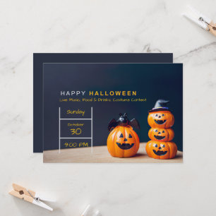 Uitnodigingen van Halloween-partijen